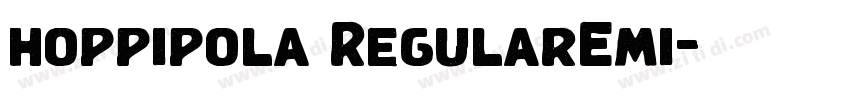 hoppipola RegularEmi字体转换
